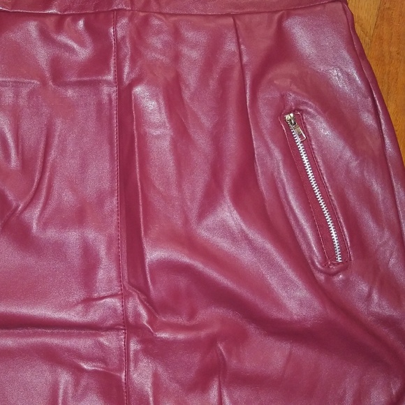 NWOT-Faux Leather Mini Skirts **3 for $30** - Picture 3 of 4